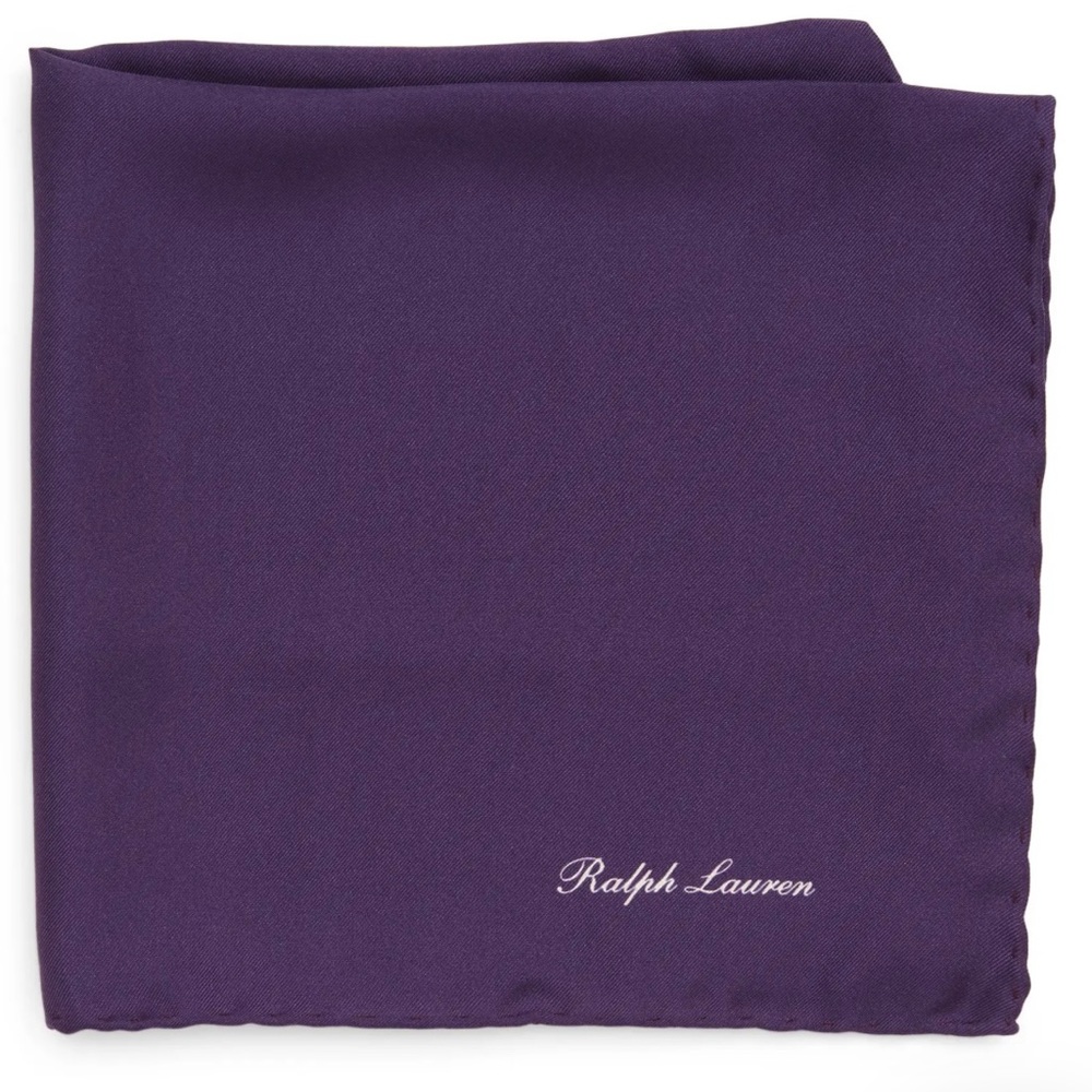 Ralph Lauren Purple Label Silk Pocket Square